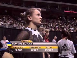 Zhou Zhuoru - Uneven Bars - 2007 Tyson American Cup