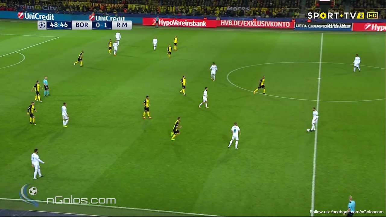 Cristiano Ronaldo Goal 0 - 2 Borussia Dortmund vs Real Madrid