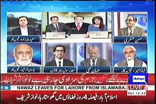 Haroon-ur-Rasheed Badly Criticizing Nawaz Sharif