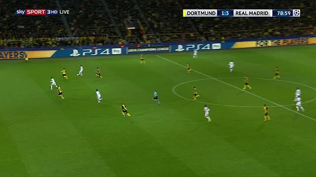 Cristiano Ronaldo Second Goal - Borussia Dortmund 1-3 Real Madrid 26.09.2017