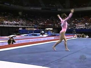 Kristal Uzelac - Floor Exercise - 2001 U.S. Gymnastics Championships - Women - Day 2