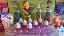 new Christmas Kinder Surprise Eggs 8 Tree Decorations & M&Ms Candy Dispenser Xmas