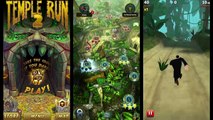 Temple Run 2 Vs Lara Croft: Relic Run Vs Agent Dash (Android/iOS) Gameplay