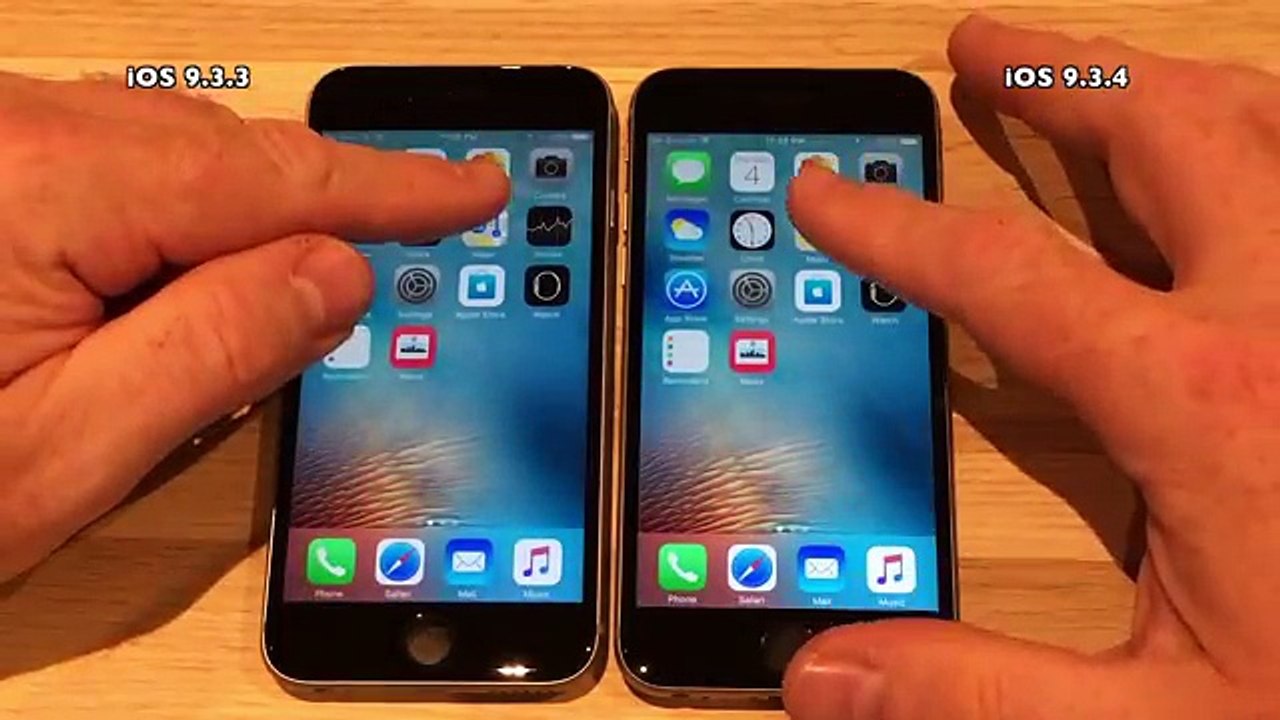 iPhone 6S : iOS 9.3.3 vs iOS 9.3.4 Build 13G35 Speed Test