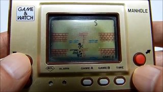 【高画質HD】ゲームウォッチ・マンホール(GAME&WATCH・MANHOLE) 開封・取説・ゲーム風景