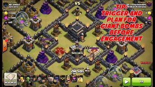 Clash Of Clans | TH9 GoHoWiWi / GoHoWi 3 Star Perfection | Strategy Tips
