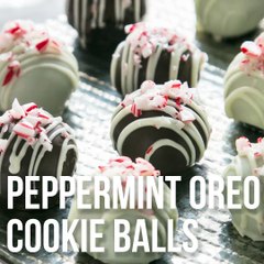 Peppermint Oreo Cookie Balls