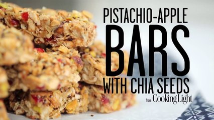 Pistachio Apple Bars with Chia Seeds