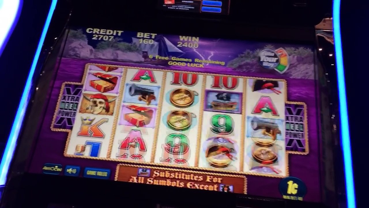 MASSIVE WIN!! CAPTAIN CUTTHROAT SLOT MACHINE