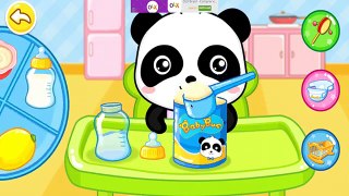 Cuide do Bebe Panda com Brincadeiras - Desenho Jogo em Português