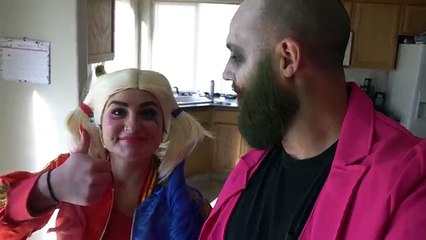 Joker, Harley Quinn, Batman Bloopers! Behind the Scenes | Twin Family Fun Vlogs!