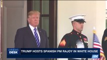 i24NEWS DESK | Trump hosts Spanish PM Rajoy in White House | Tuesday, September 26th 2017