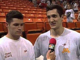 Blaine Wilson & John Roethlisberger - Interview - 1996 U.S. Gymnastics Championships - Men