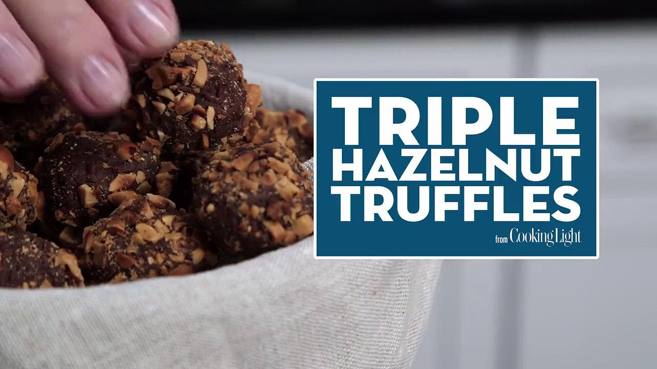 Triple Hazelnut Truffles