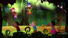 Five Little Monkeys Jumping On The Bed  Nursery Rhymes Karaoke Songs  ChuChu TV Rock 'n' Roll