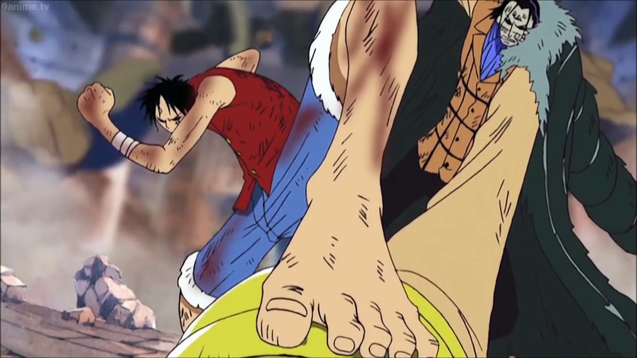 Luffy vs Crocodile The final fight #415