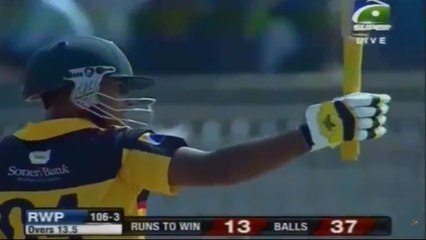Sajawal Riaz - 58* off 48 for Rawalpindi in the 2017 Rising Stars Tournament