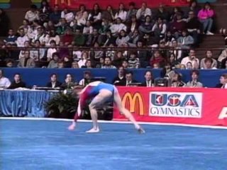 Elena Dolgopolova - Floor Exercise - 1995 McDonald's American Cup