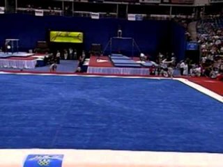 Guard Young - Floor Exercise - 1999 U.S Gymnastics Championships - Men