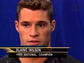 Blaine Wilson - Interview - 1999 U.S Gymnastics Championships - Men