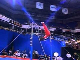 Chris Young - High Bar - 1999 U.S Gymnastics Championships - Men