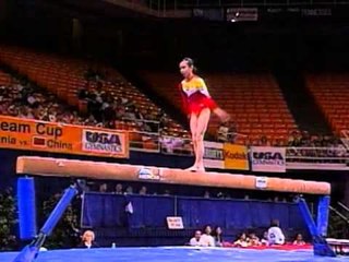 Ling Jie - Balance Beam - 1998 International Team Gymnastics Championships - Women