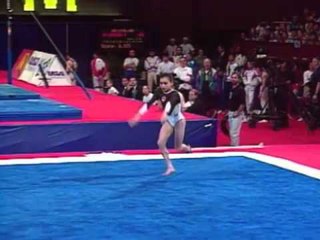 Sang Lan - Floor Exercise - 1996 McDonald's American Cup