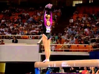 Jennie Thompson - Balance Beam - 1996 U.S Gymnastics Championships - Women