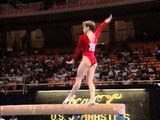 Kerri Strug - Balance Beam - 1996 U.S Gymnastics Championships - Women