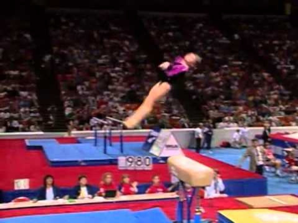 Shannon Miller - Vault 2 - 1996 U.S Gymnastics Championships - Women