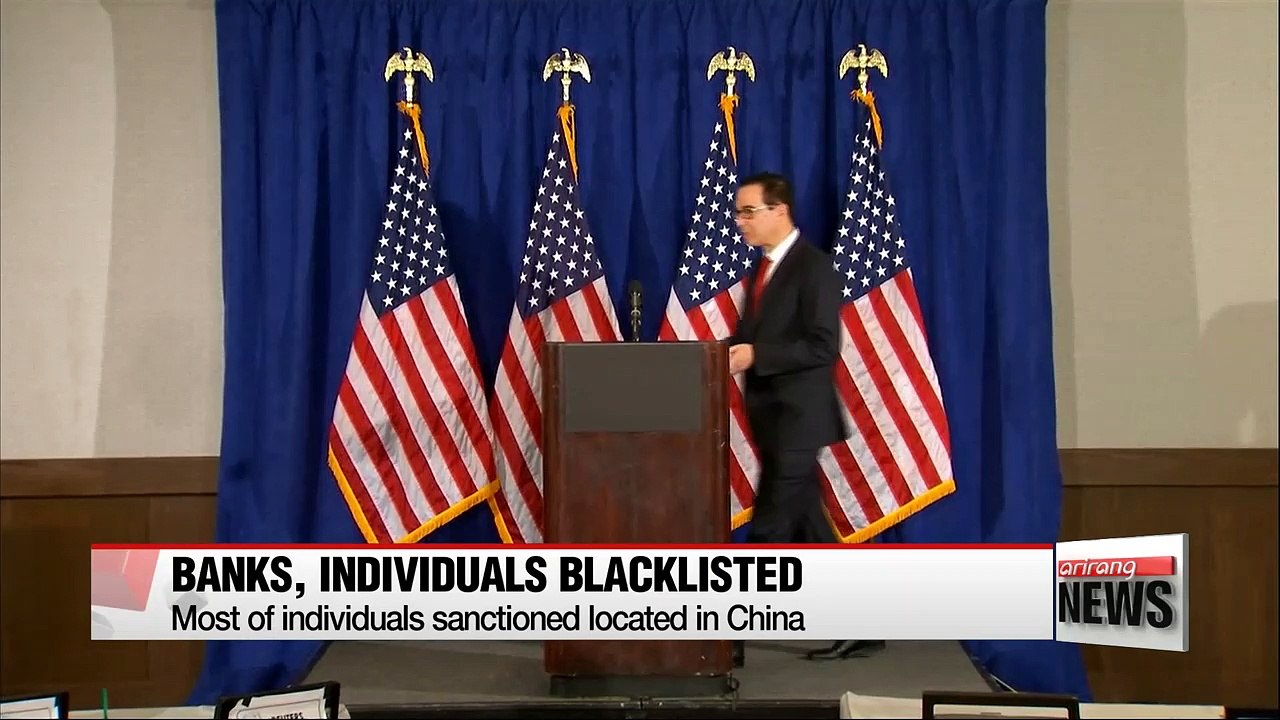 Trump sanctions eight new N. Korean banks, 26 individuals, Seoul still reviews independent sanctions