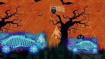 Bones Scary Trucks For Children - Monster Trucks For Kids Cartoons - Street Vehicles | Halloween
