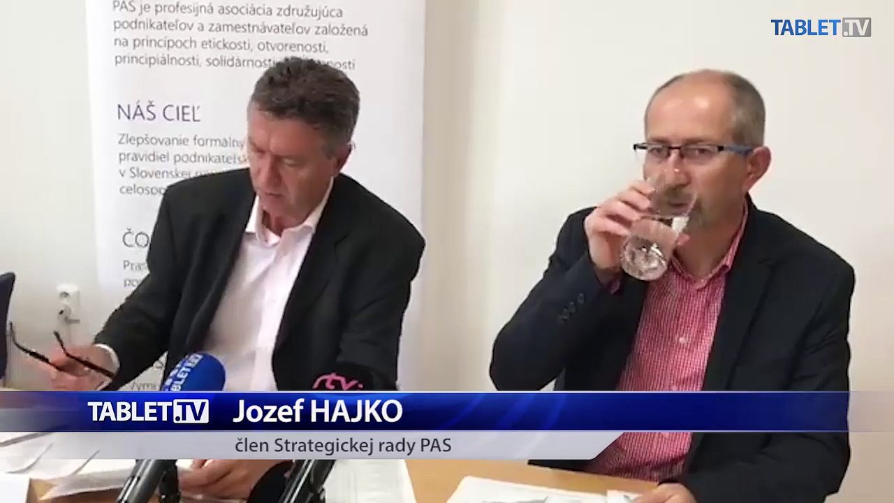 ZÁZNAM: Brífing Podnikateľskej aliancie Slovenska