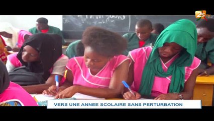 VERS UNE ANNÉE SCOLAIRE SANS PERTURBATION