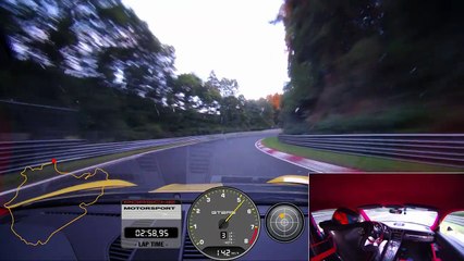 Скачать видео: ON BOARD: El Porsche GT2 RS es el más rápido en Nürburgring: 6:47,3