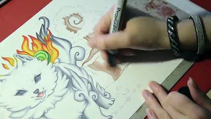 Speed Drawing OKAMI - Amaterasu, fluffy and chubby!