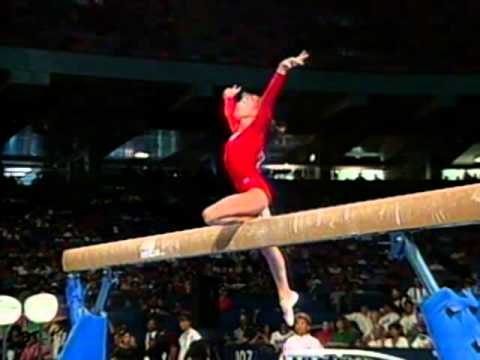 Dominique Moceanu - Balance Beam - 1995 U.S. Gymnastics Championships - Women - All-Around