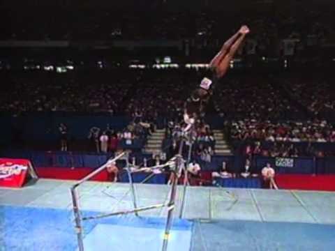 Dominique Dawes - Uneven Bars - 1995 U.S. Gymnastics Championships - Women - Event Finals