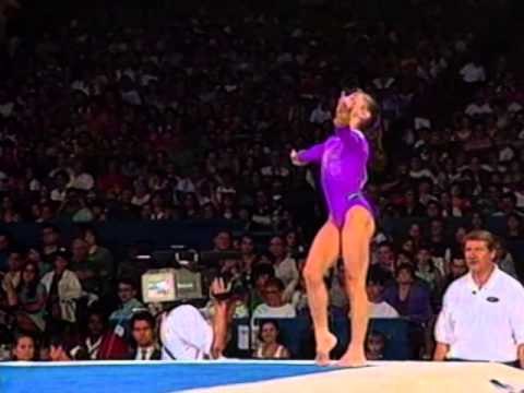 Dominique Moceanu - Floor Exercise - 1995 U.S. Gymnastics Championships - Women - Event Finals