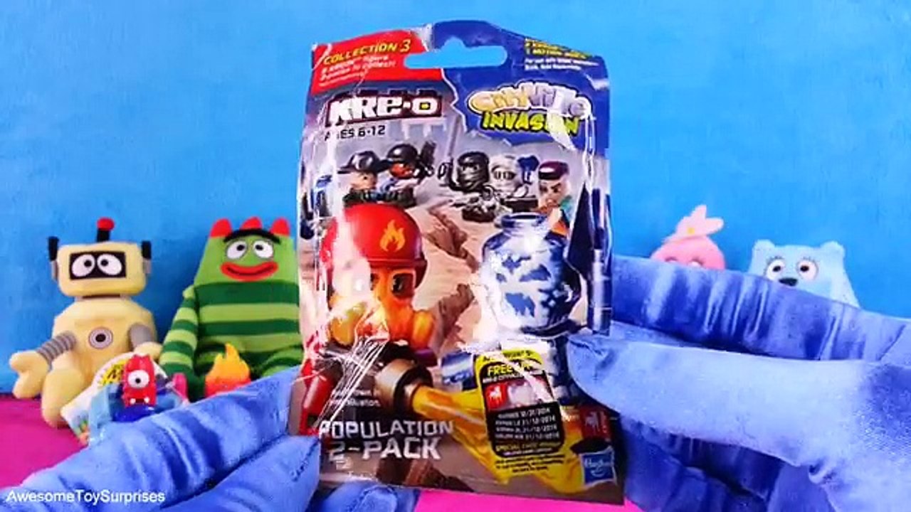 YO GABBA GABBA Play-Doh Surprise Eggs Muno Playdoh Surprise Egg