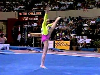 Tatiana Lisenko - Floor Exercise - 1993 Hilton Gymnastics Challenge