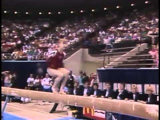 Shannon Miller - Balance Beam - 1992 McDonalds American Cup