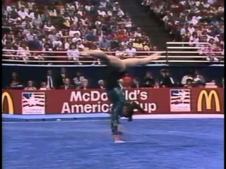 Luisa Ribeiro Parente - Floor Exercise - 1992 McDonalds American Cup