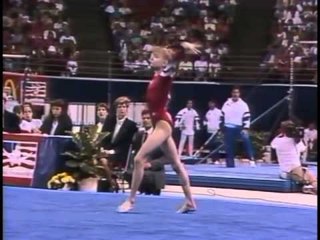 Shannon Miller - Floor Exercise - 1992 McDonalds American Cup