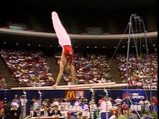 Chris Waller - Parallel Bars - 1991 McDonald's American Cup