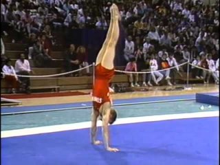 Conrad Voorsanger - Floor Exercise - 1990 Men's Winter Nationals