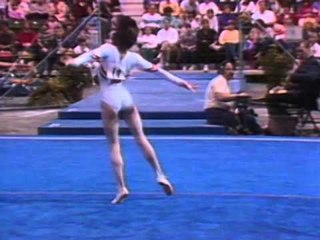 Mariana Tudor - Floor Exercise - 1986 McDonald's American Cup