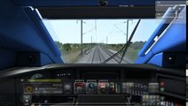 Train Simulator 2016: TGV Duplex (Making top speed 525 km/h)