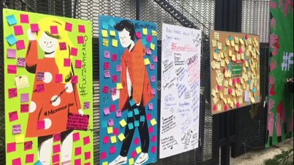 Un muro de mensajes para levantar el ánimo en México