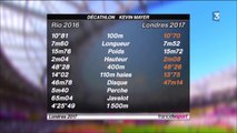 Le décathlon de Kevin Mayer (version France TV) épreuves 8 à 10 et podium - ChM 2017 athlétisme